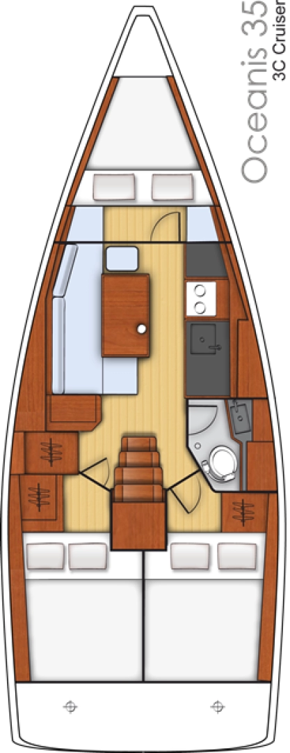 Bootsverleih Bénéteau Oceanis 35 Split Samboat