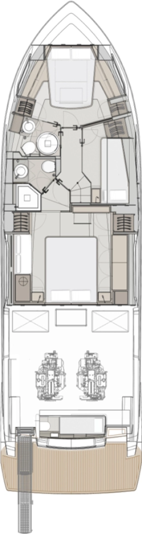 Boot mieten Podstrana günstig Ferretti Yachts 500
