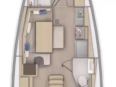 Segelboot mieten in Nikiána - Bénéteau Oceanis 37.1