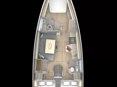 Boot mieten Frenchtown günstig Dufour 430