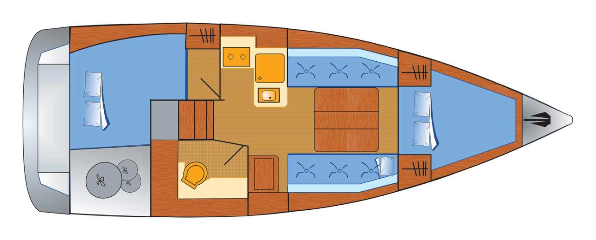 Boot mieten Heiligenhafen günstig Dufour 310