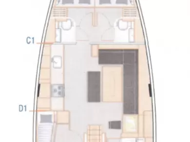 Boot mieten Pula günstig Hanse 508