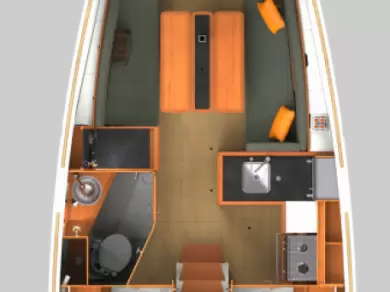 Vermietung Segelboot Jeanneau mit Führerschein