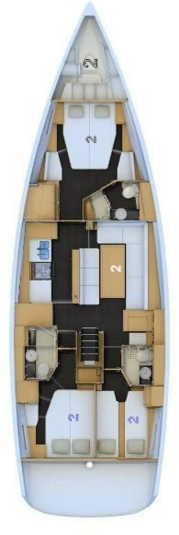 Vermietung Segelboot Jeanneau mit Führerschein