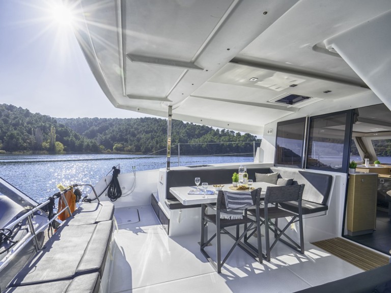 Vermietung Katamaran Fountaine Pajot mit Führerschein