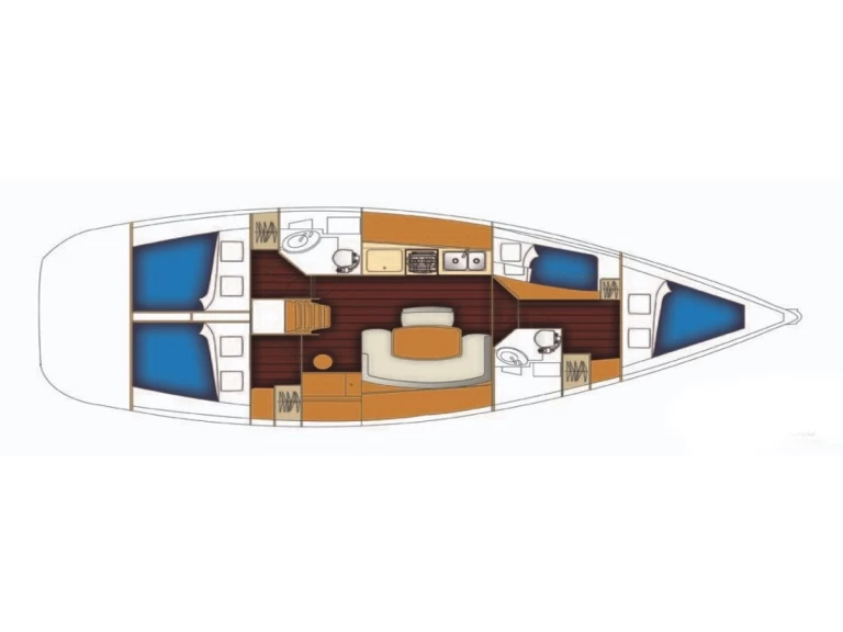 Segelboot mit oder ohne Skipper Bénéteau mieten in Salamína