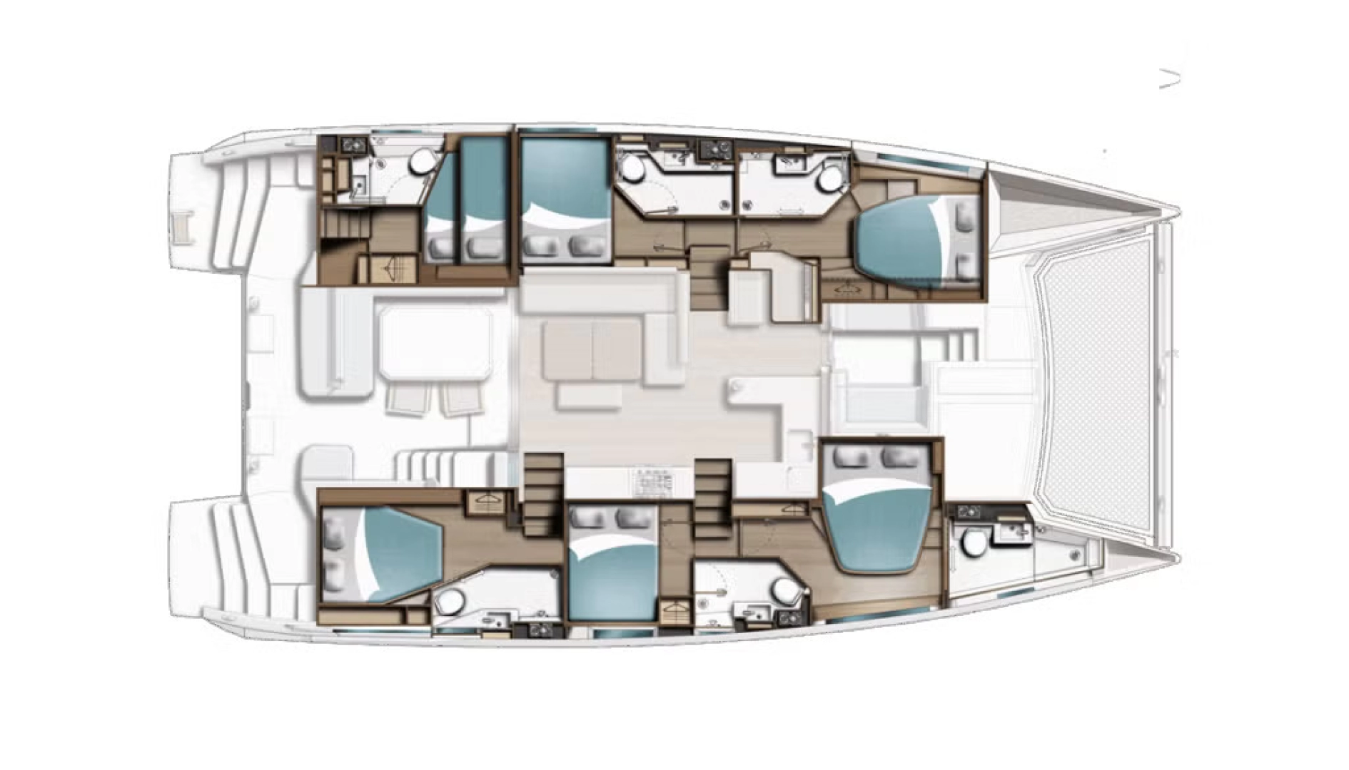 YachtCharter in Furnari - Leopard Catamarans / Robertson & Caine Leopard 52 auf SamBoat