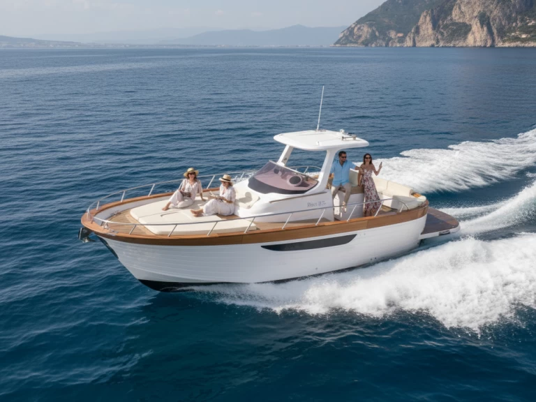 Vermietung Motorboot Gozzo mit Führerschein