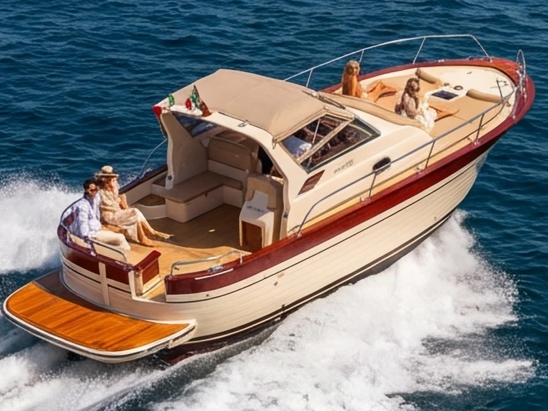 Vermietung Motorboot Gozzo mit Führerschein