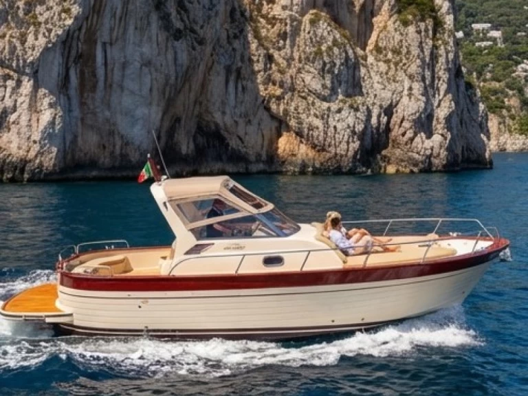 Ein Gozzo Jeranto 8 Open mieten in Positano