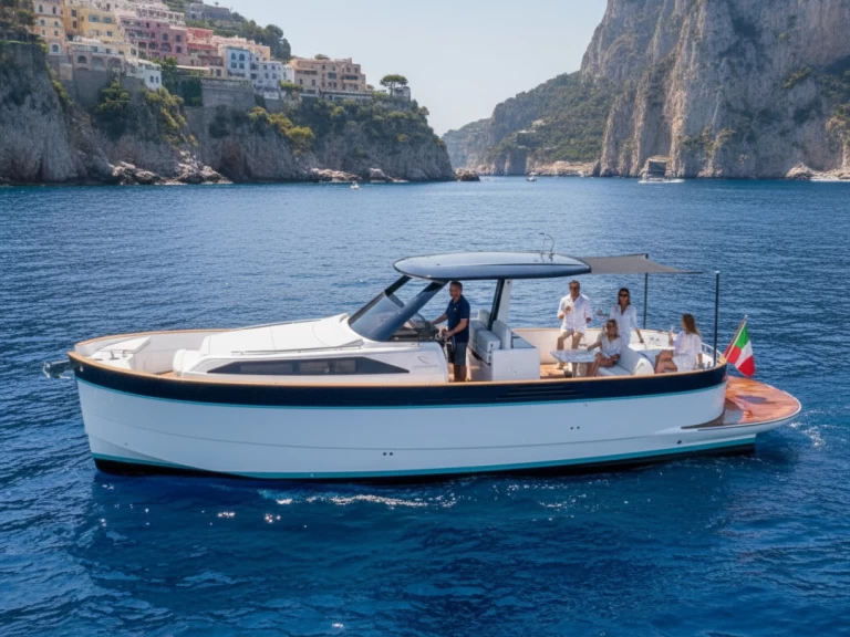 Motorboot mit oder ohne Skipper Apreamare mieten in Positano