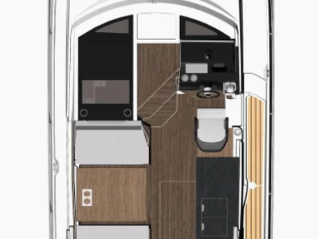 Vermietung Motorboot Jeanneau mit Führerschein