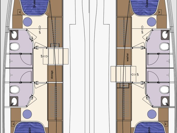 YachtCharter in Marsh Harbour - HeySea Seaview 50 auf SamBoat