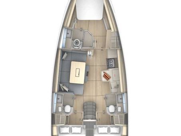 Vermietung Segelboot Dufour mit Führerschein