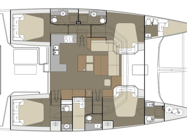 Katamaran mit oder ohne Skipper Dufour mieten in Furnari