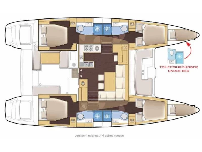 Ein Lagoon Lagoon 450 F mieten in Álimos