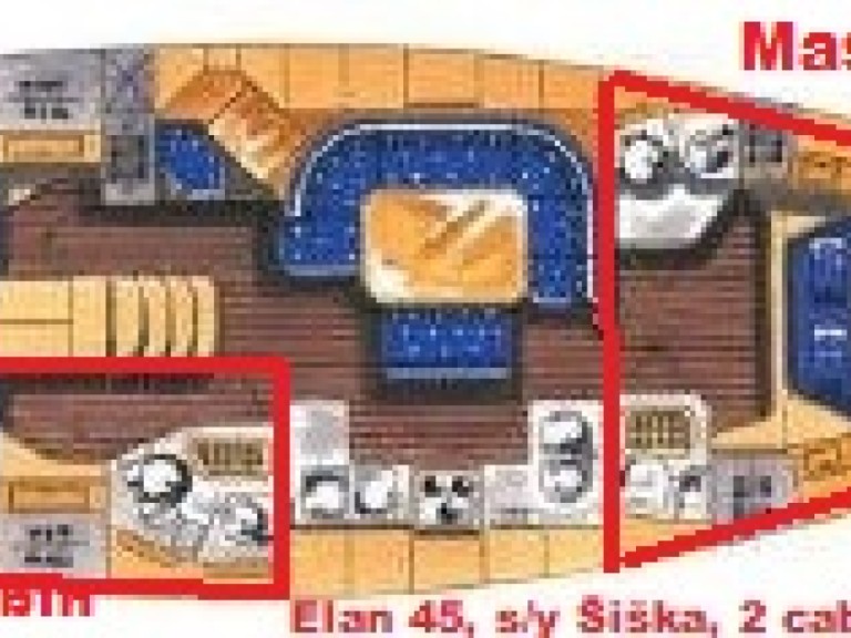 Elan Elan 45 / 2 cabin + Skipper cabin  mieten Sukošan