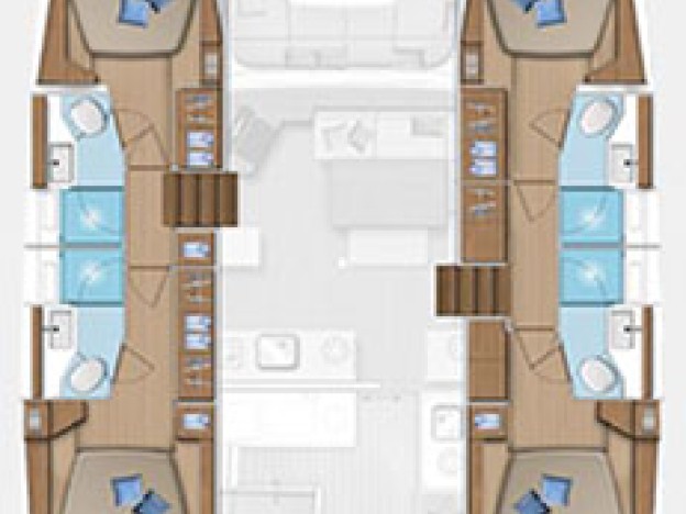 YachtCharter in Gouviá - Lagoon Lagoon 46 auf SamBoat