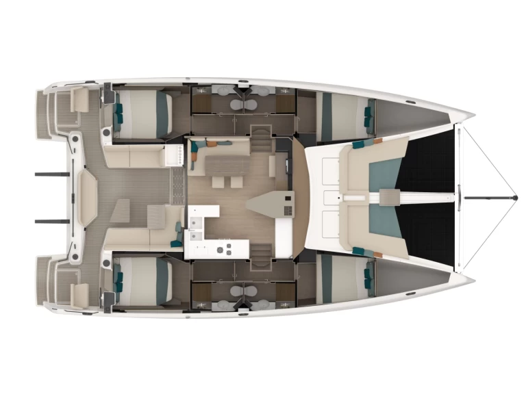 Vermietung Katamaran Nautitech mit Führerschein