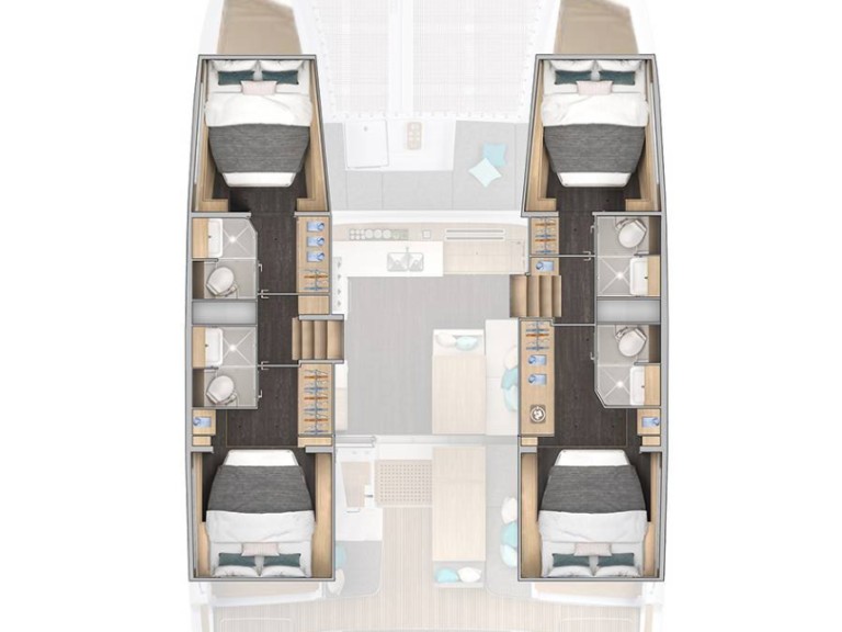 YachtCharter in Rogoznica - Lagoon Lagoon 43 auf SamBoat