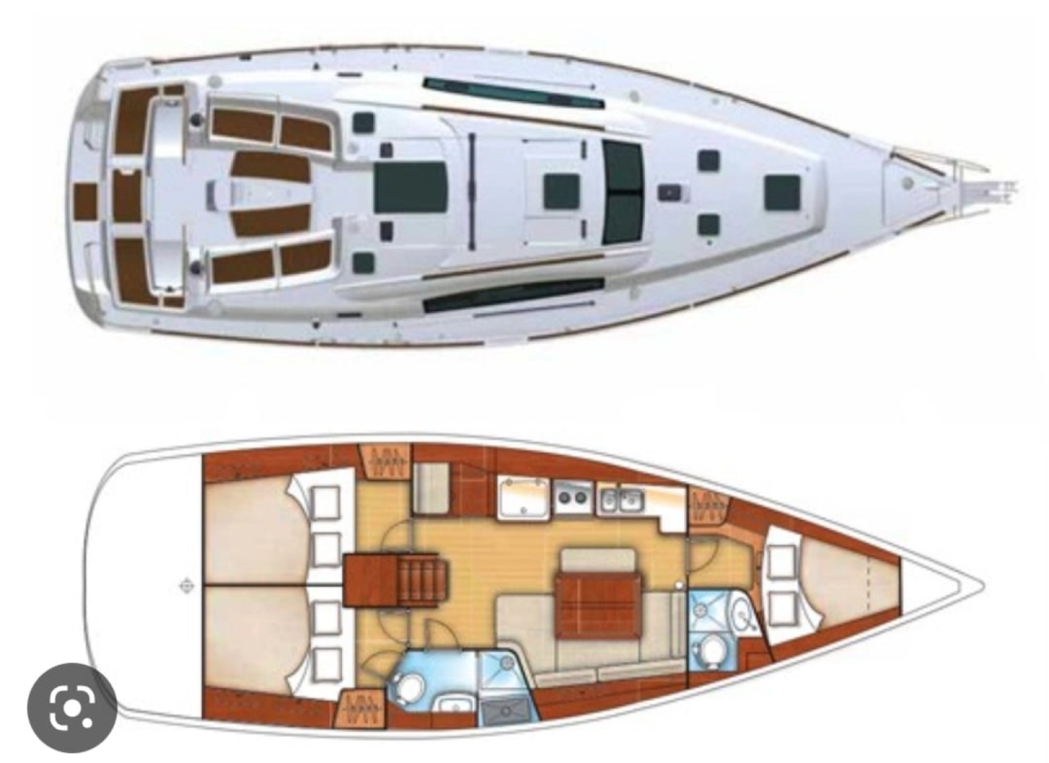 Vermietung Segelboot Bénéteau mit Führerschein