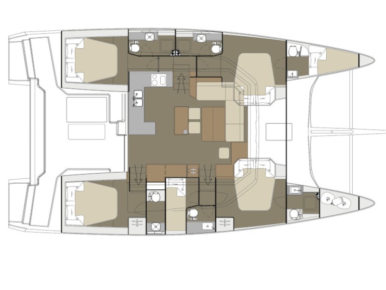 Bootsverleih Dufour Dufour Catamarans 48 Sail Lefkáda Samboat