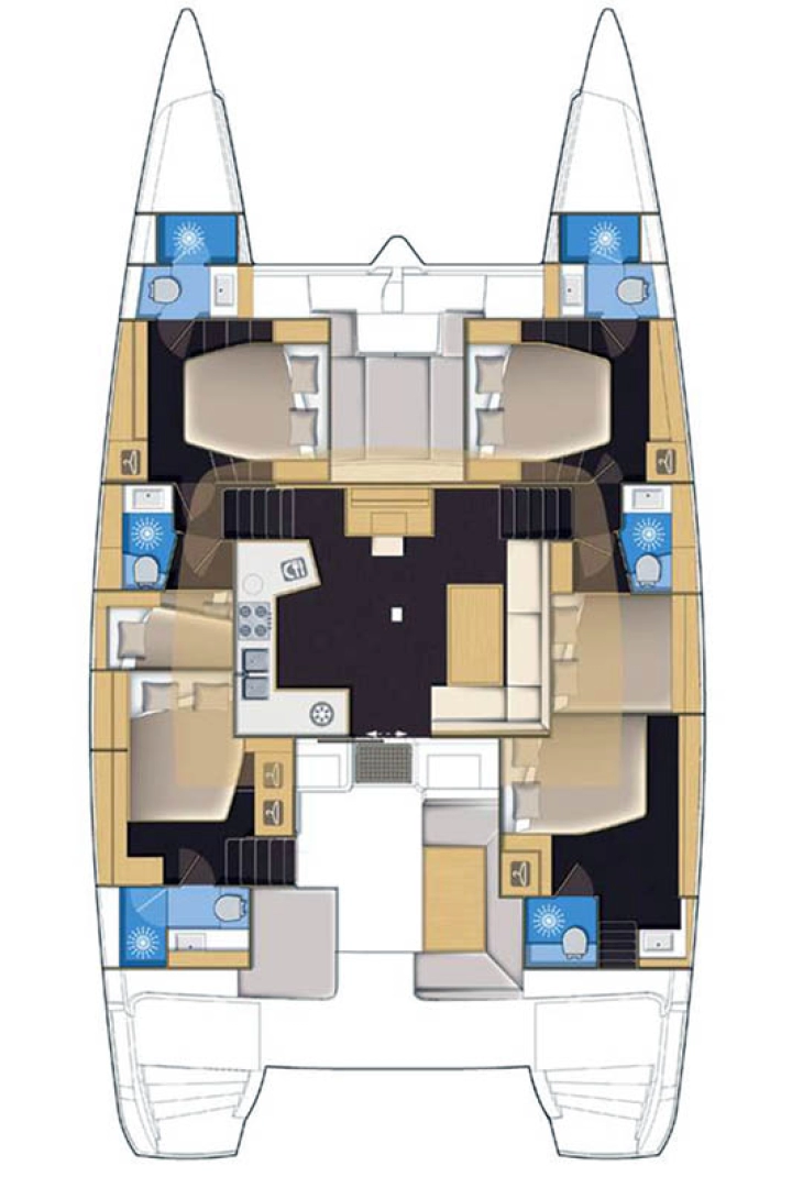 YachtCharter in Ellinikó - Lagoon Lagoon 52 F auf SamBoat