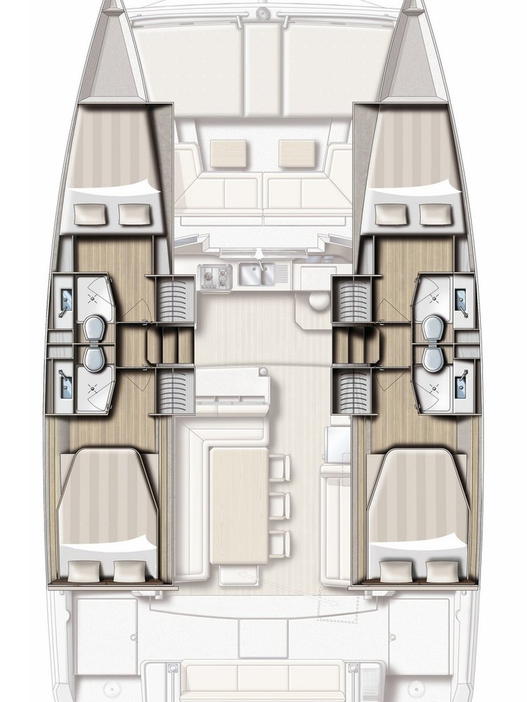 Vermietung Katamaran Bali mit Führerschein