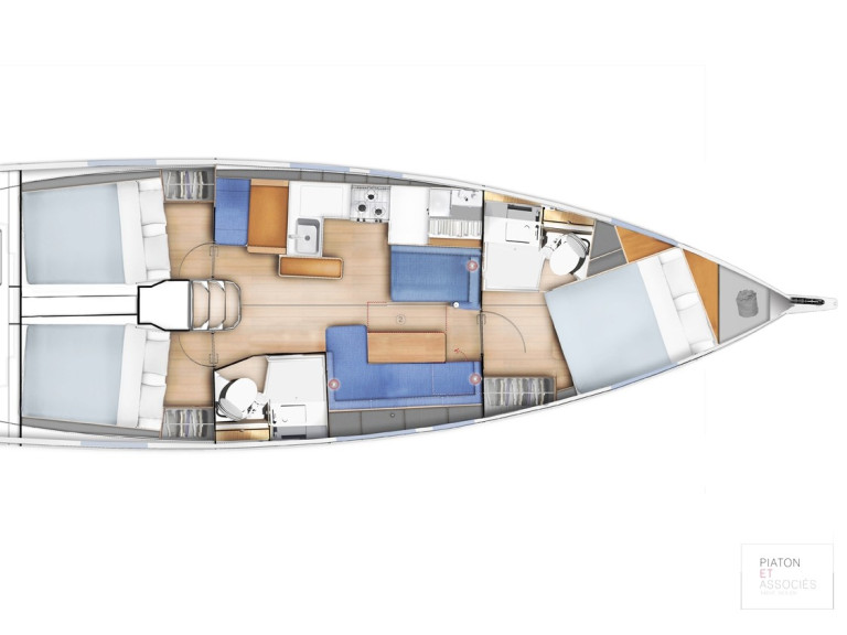 Jeanneau Sun Odyssey 410 mieten Lefkáda