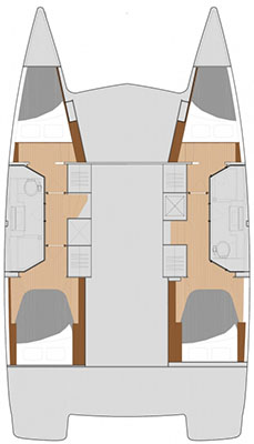 Katamaran mieten in Bormes-les-Mimosas - Fountaine Pajot Lucia 40