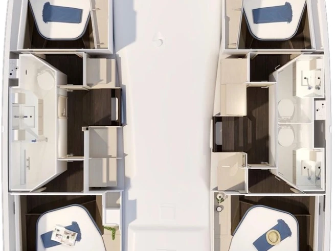 Fountaine Pajot Fountaine Pajot FP 41 Quatuor 4 mieten Golfe-Juan