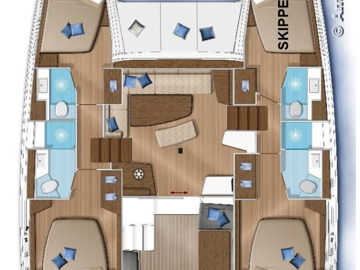 Katamaran mieten in Ermoupoli - Lagoon Lagoon 42