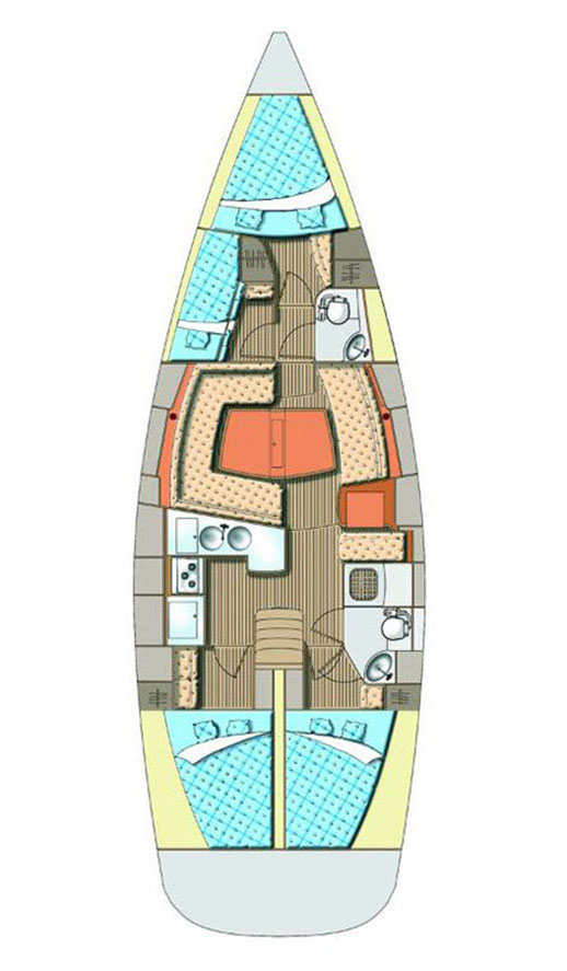 Segelboot mieten in Biograd na Moru - Elan Impression 45