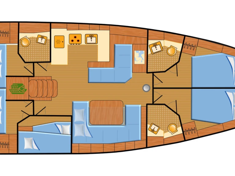 Segelboot mieten in Palma de Mallorca - Bénéteau Oceanis 51.1