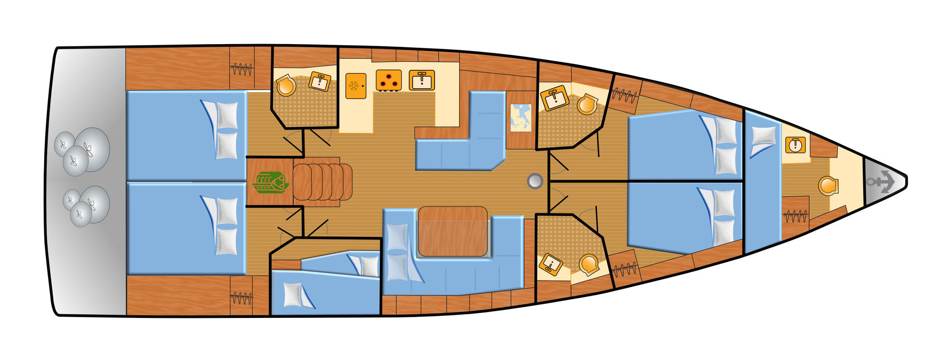 Segelboot mieten in Palma de Mallorca - Bénéteau Oceanis 51.1