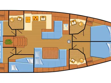 Segelboot mieten in Palma de Mallorca - Bénéteau Oceanis 51.1