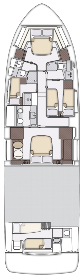 Bootsverleih Azimut Azimut Magellano 66 Seget Donji Samboat