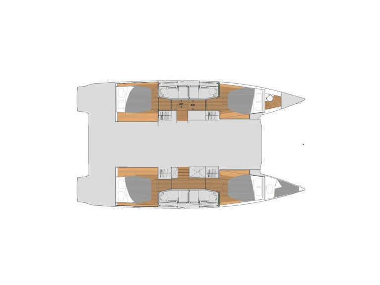 YachtCharter in Cogolin - Fountaine Pajot Elba 45 S auf SamBoat