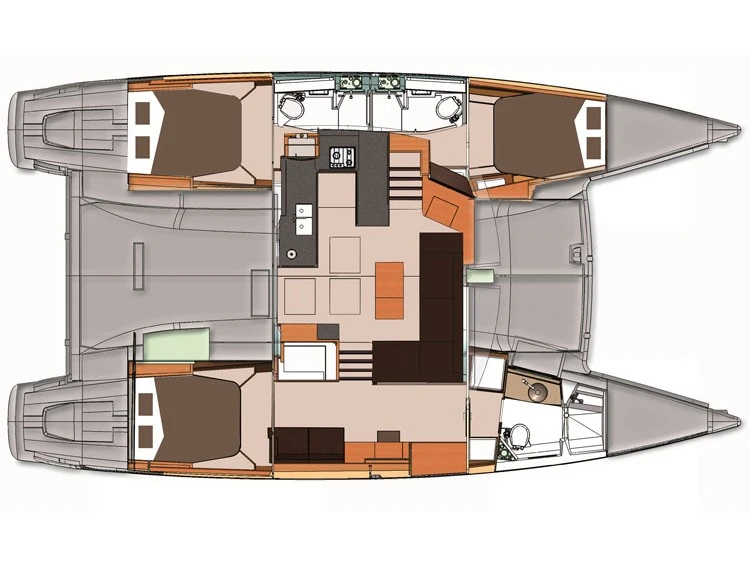 Ein Fountaine Pajot Helia 44 mieten in Cogolin
