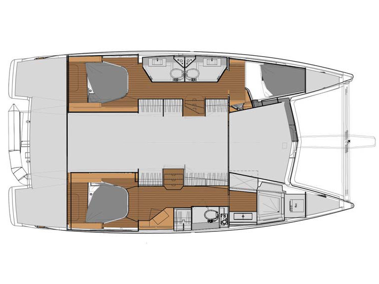 Katamaran mit oder ohne Skipper Fountaine Pajot mieten in Cogolin