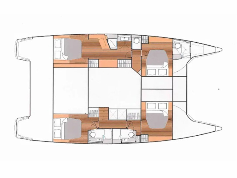 Katamaran mieten in Cogolin - Fountaine Pajot Saba 50