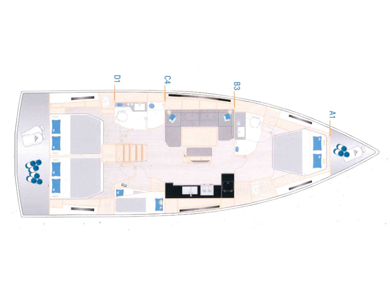 Segelboot mit oder ohne Skipper Hanse mieten in Cogolin