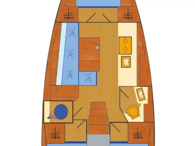 Vermietung Segelboot Bénéteau mit Führerschein