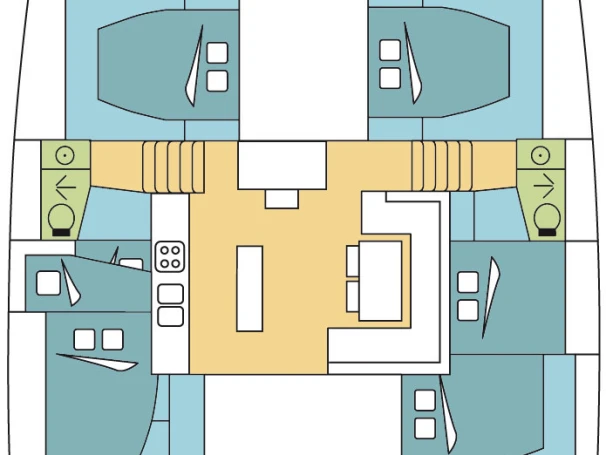 Vermietung Katamaran Lagoon mit Führerschein