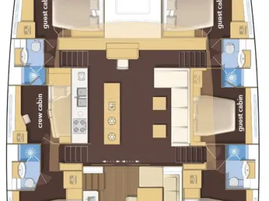 Boot mieten Split günstig Lagoon 620