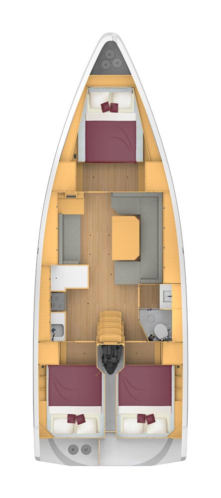 YachtCharter in Trogir - Bavaria Bavaria C42 auf SamBoat