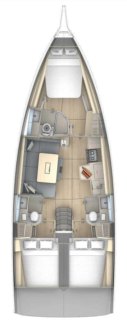 Bootsverleih Dufour Dufour 41 Trogir Samboat