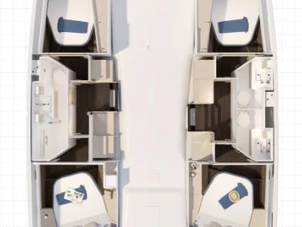 Ein Fountaine Pajot Fountaine Pajot FP 41 Quatuor 3 mieten in Biograd na Moru