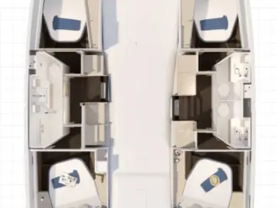 Ein Fountaine Pajot Fountaine Pajot FP 41 Quatuor 3 mieten in Biograd na Moru