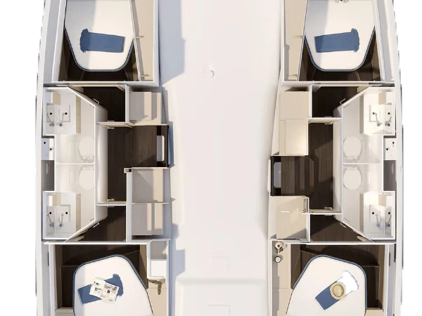 Katamaran mieten in Biograd na Moru - Fountaine Pajot Fountaine Pajot FP 41 Quatuor 4